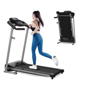 Foldable Treadmill 2.5HP Electric Folding Treadmill Running Walking Machine for Home Gym, Max 265 LBS Weight Capacity