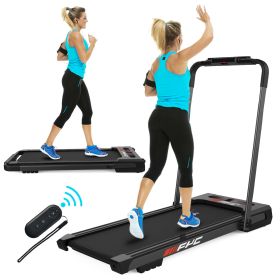 FYC Under Desk Treadmill - 2 in 1 Folding Treadmill for Home 3.5 HP, Installation-Free Foldable Treadmill Compact Electric Running Machine