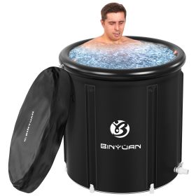 XL Large Ice Bath Tub for Athletes With Cover 106 Gallons Cold Plunge Tub for Recovery, Portable Ice Bath Plunge Pool Suitable for Family Gardens