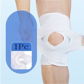 Order A Size Up; 1pc Sports Kneepad; Men And Women Pressurized Elastic Knee Pads; Arthritis Joints Protector; Fitness Gear Volleyball Brace Protector (Color: White, size: 3XL)