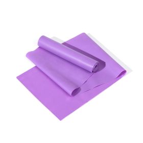 Exercise Resistance Band For Recovery; Physical Therapy; Yoga; Pilates; Rehab; Fitness; Strength Training (Color: Purple, size: 150*15*0.35cm/59*5.9*0.13in)