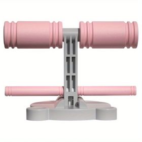 Fitness Sit-up Aids (must Use It In A Smooth Tile Floor) Fitness Equipment Yoga Crunch Aids Multi-purpose Ab Trainers (Color: Pink)