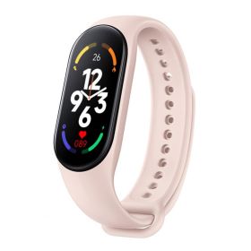 M7 Smart Watch Bluetooth Step Counting Sports Smart Bracelet Fitness Tracker Heart Rate Blood Pressure Sleep Monitor Smartwatch (Ships From: Italy, Color: Pink)