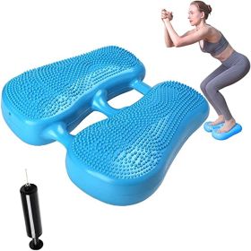 Inflatable Stepper for Women and Men (Color: Blue)