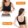 3 Pack Sport Bras For Women Seamless Wire free Bra Light Support Tank Tops For Fitness Workout Sports Yoga Sleep Wearing