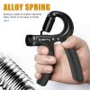 Hand Grip Adjustable Trainer Gripper Strengthener Gym Strength Exerciser Adjustable Heavy Gripper Fitness Hand Exerciser Grip Wrist Training Increase