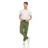 Mens 3 Pack Fleece Active Athletic Workout Jogger Sweatpants