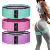 Yoga Resistance Band For Leg Thigh Hip Training, Elastic Pilates Stretch Belt For Women Home Gym Fitness Training